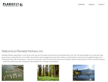 Tablet Screenshot of planwestpartners.com